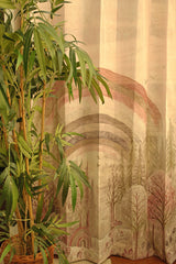 Curtains:Kids printed curtains(sheer and opaque)
