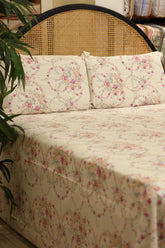 Bedsheets - King English floral bedsheets EF