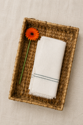 Bath towel(thorthu) 18*28 inches(white)