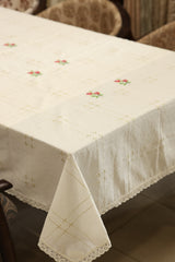 Table Cloth Cross Stitch embroidery - Onam