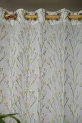 Curtains - Premium embroidery sheer curtains prebooking (description )