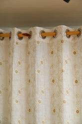 Curtains-Premium embroidered sheer curtains
