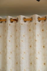 Curtains-Premium embroidered sheer curtains