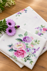 Bedsheets - King premium soft cotton bedsheet Digital Print DD(Vatika)
