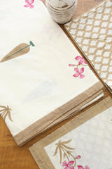 Bedsheets - Handblock queen rajwada print bedsheets