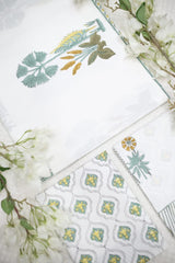 Bedsheets-Queen Percale handblock cotton bedsheets