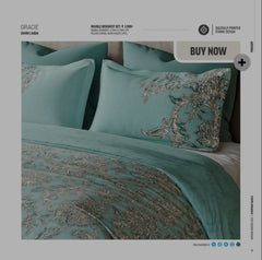 Bedsheets - Queen premium soft cotton bedsheet Digital print DD clearance sale(prim)