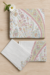 Bedsheets - King premium soft cotton bedsheet Digital Print DD (elemental)