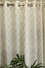 Curtains - Premium embroidery sheer curtains meraki