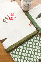 Bedsheets - Handblock queen rajwada print bedsheets