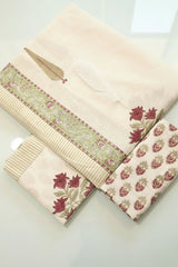 Bedsheets - King Percale cotton handblock bedsheets