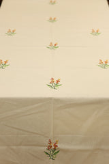 Table cloth - 6 seater cross stitch embroidery