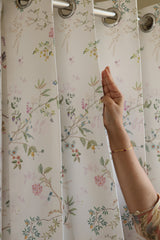 E3 Curtains - English Floral series opaque curtains - E 3