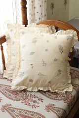Cushion covers - Ivory Petals 16*16 inches