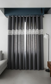 Curtain : Opaque Back tab curtains