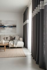 Curtain : Opaque Back tab curtains