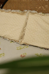 Bedsheets - Premium designer king bedsheets floral dd lace