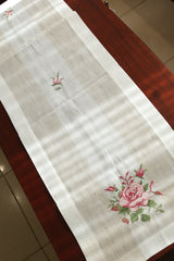 Table Runner - Cross stitch embroidery / Table centre