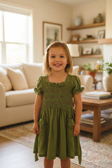 Kids smocked dress 2-3 years
