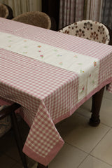 Table cloth - Check embroidery