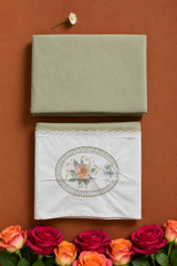 Bedsheets - Vintage King soft cotton lace bedsheets majestic