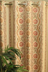 Curtains:Handblock printed curtains(sheer and opaque)
