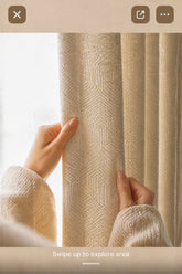 Curtains - Jacquard self printed curtains opaque