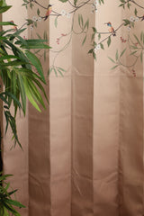 Curtains:English floral printed curtains(sheer and opaque)