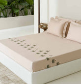 Bedsheet- King Machine Embroidery Bedsheet MEK (san-ench)