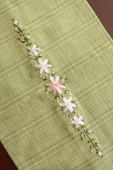Table runner-4 Seater Ribbon embroidery
