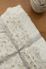 Bedsheets - King soft cotton lace bedsheets majestic