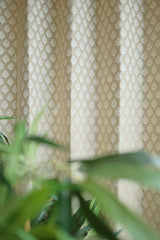Curtains-Opaque self printed opaque curtains