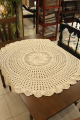 Round Crochet Table Mat / Centerpiece Coaster