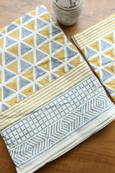 Bedsheets - Super king Mugal premium handblock cotton bedsheets