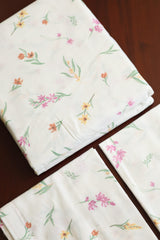Vintana Queen Size Soft Cotton Flannel Bedsheet Set