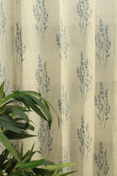 Curtains - Premium embroidery sheer curtains - White base prebooking (description )