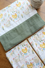 Bedsheets - Queen daily use border bedsheets