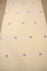 Table cloth - 6 seater( offwhite/cream shade)
