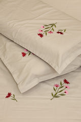 Bedsheets - Queen Premium Machine embroidery bedsheets MEQ