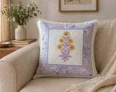 Handblock cushion cover 16×16 inches