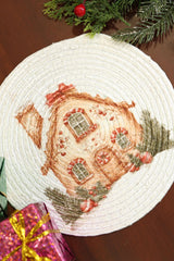 Gingerbread House Printed Coaster