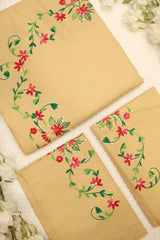 Bedsheets:King premium hand embroidered bedsheets HEK