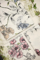Bedsheets -Premium King english floral soft cotton bedsheets