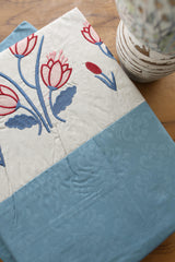 Elegant Floral Embroidery King Bedsheet Set Caspian