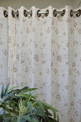 Curtain-Self printed semi transparent