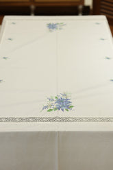 Table cloths - 8 seater cross stitch embroidery