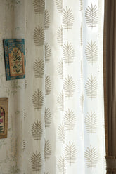 Premium Embroidery Sheer Curtain – Zinnia