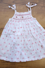 Kids smocked dress 10-12 month