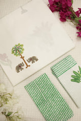 Bedsheets-King Percale handblock cotton bedsheets