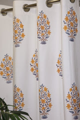 Curtains - Handblock printed curtains Diwali sale